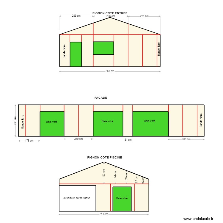 CHANTIER GALIN. Plan de 32 pièces et 95 m2