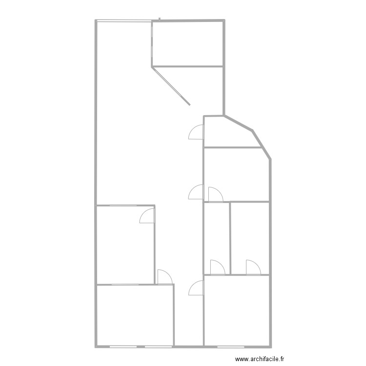 Local les angles 2 . Plan de 0 pièce et 0 m2