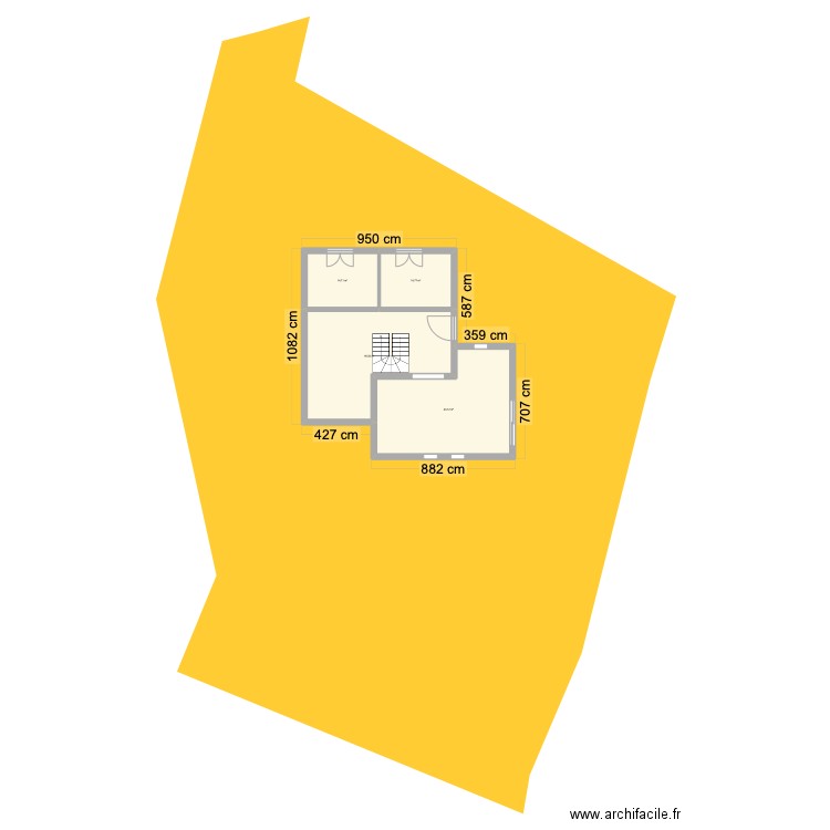 Bionnassay. Plan de 11 pièces et 307 m2