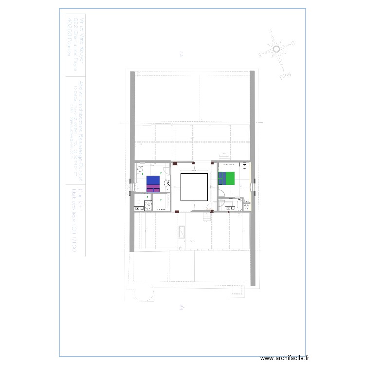 étage BAGIEU. Plan de 0 pièce et 0 m2