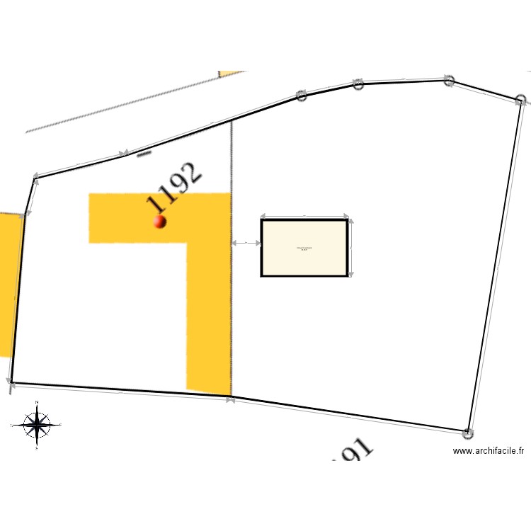 Plan de masse . Plan de 0 pièce et 0 m2