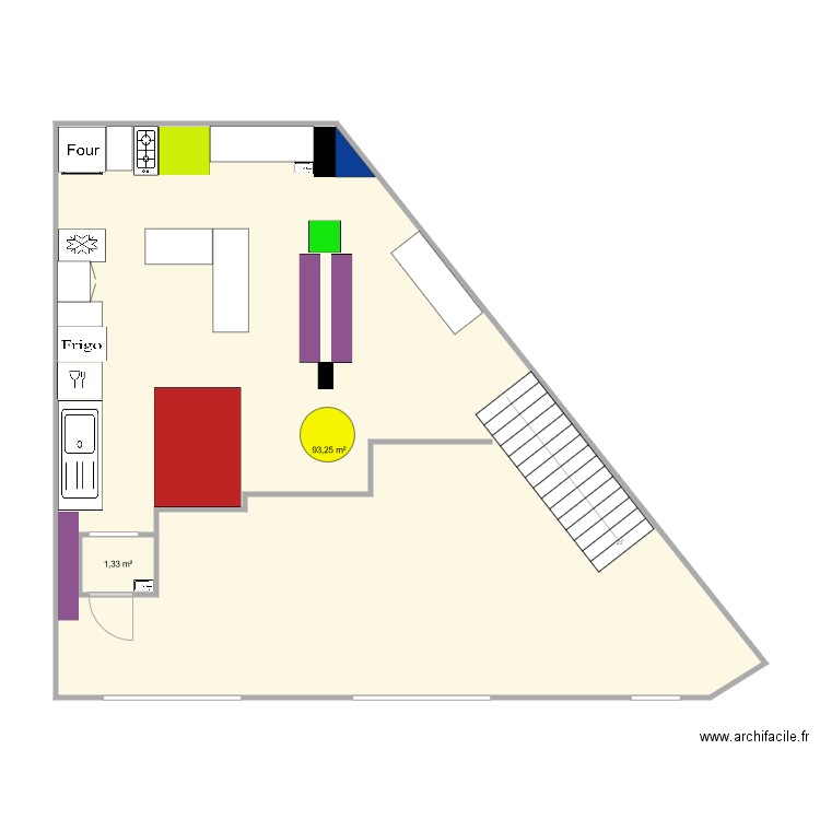 laboratoire aménagement. Plan de 0 pièce et 0 m2