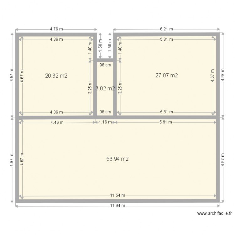 fondation. Plan de 0 pièce et 0 m2