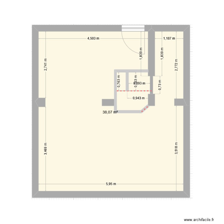 old. Plan de 0 pièce et 0 m2