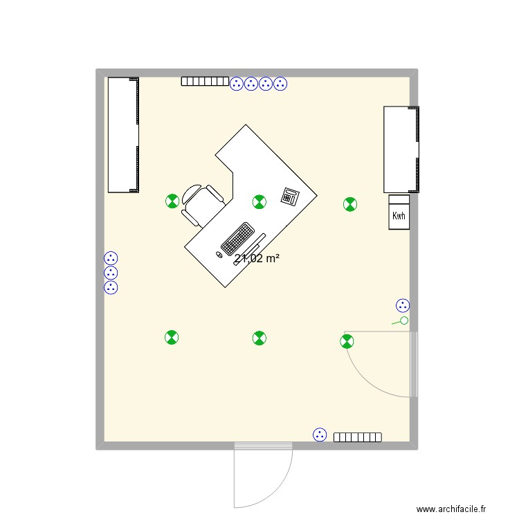 BUREAU CHRISTELLE. Plan de 0 pièce et 0 m2