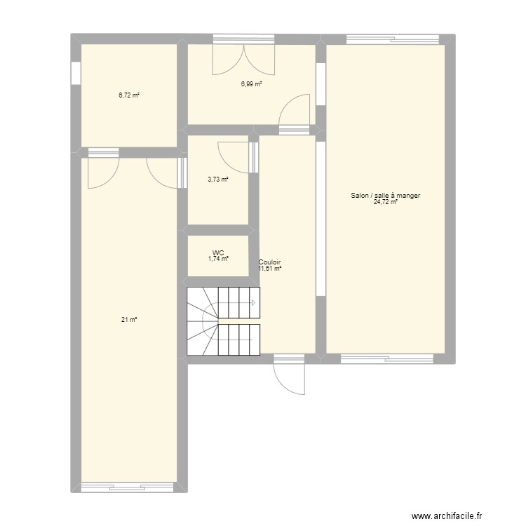 maison juvignac. Plan de 14 pièces et 127 m2