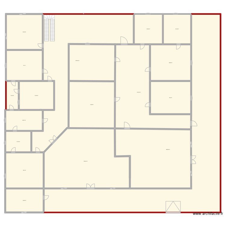 maison comores. Plan de 17 pièces et 1404 m2