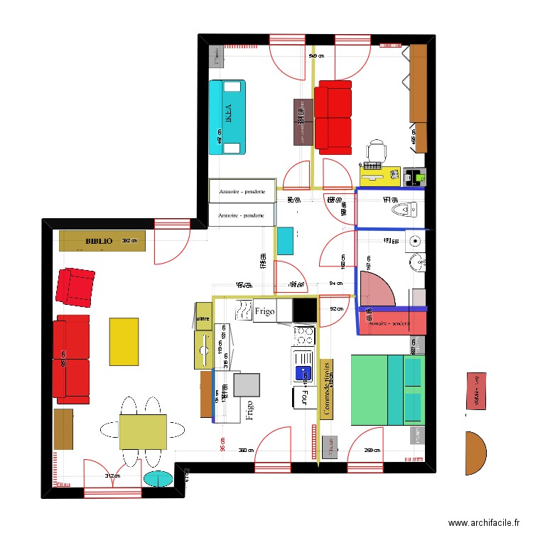 28 NOVEMB 2024. Plan de 2 pièces et 82 m2