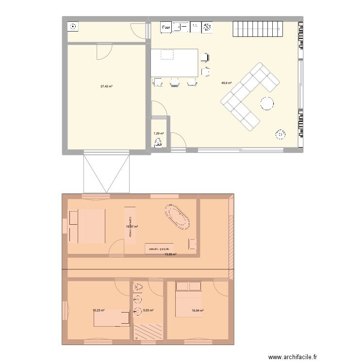 maison du bonheur. Plan de 0 pièce et 0 m2