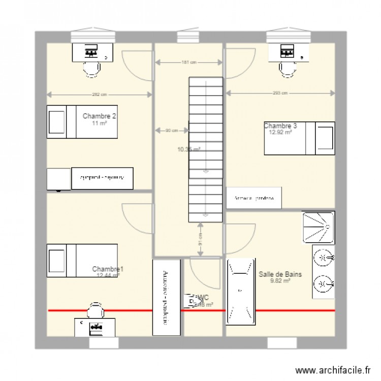 R1 V4. Plan de 0 pièce et 0 m2