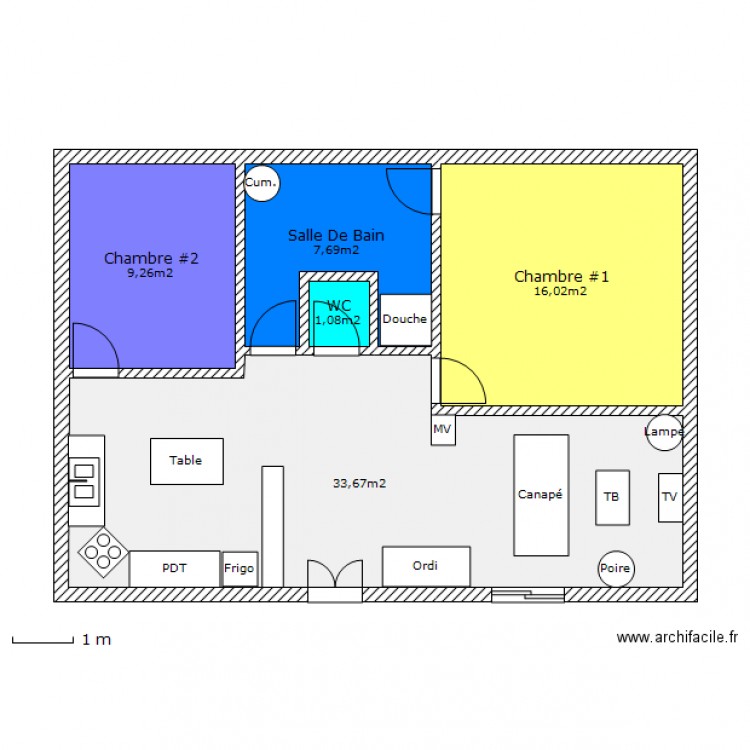 Maison R3. Plan de 0 pièce et 0 m2