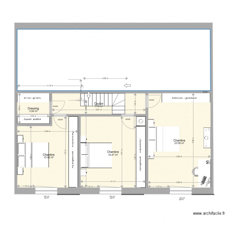 etage final 060217 raymond. Plan de 0 pièce et 0 m2