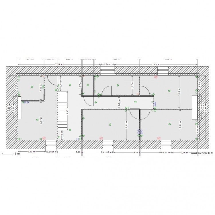 Etage électricité. Plan de 0 pièce et 0 m2