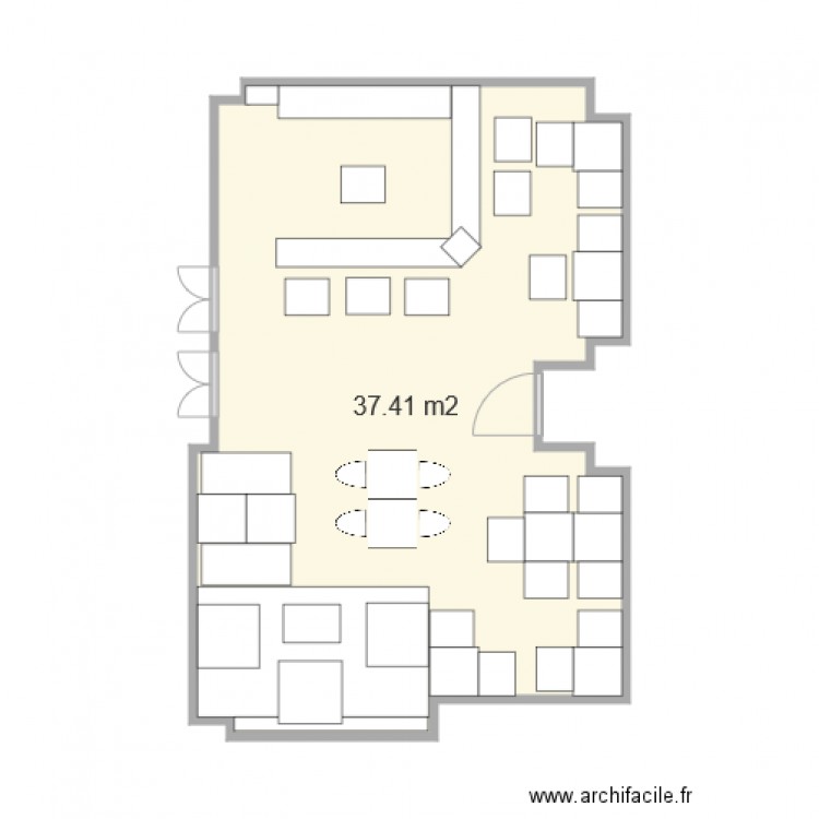 Bar. Plan de 0 pièce et 0 m2