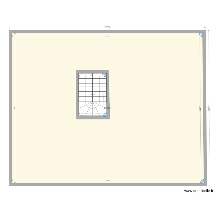 MOK. Plan de 2 pièces et 271 m2