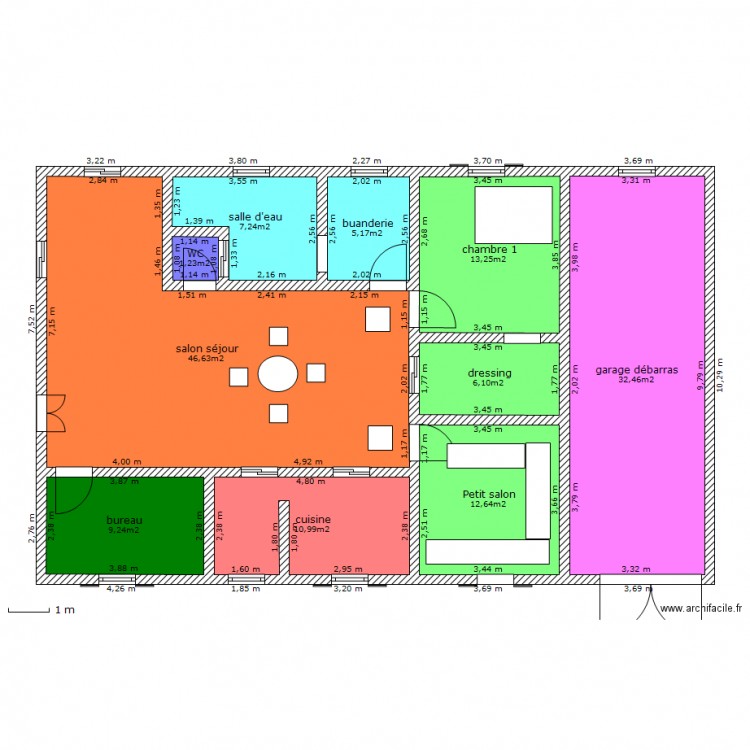 maison maroc. Plan de 0 pièce et 0 m2