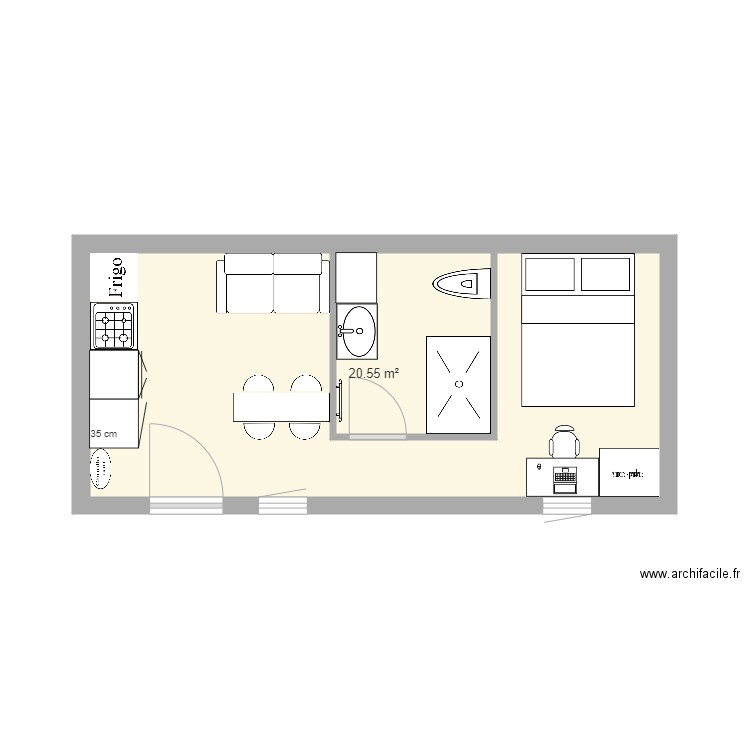 Plan intérieur test 8. Plan de 0 pièce et 0 m2