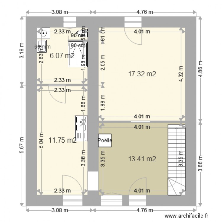 Plan Carpino RDC. Plan de 0 pièce et 0 m2