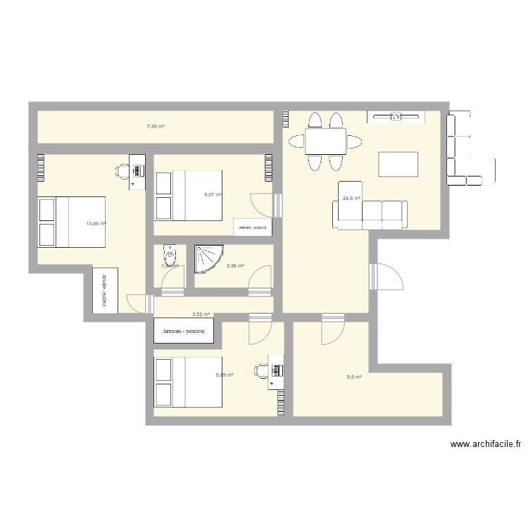 rennes. Plan de 0 pièce et 0 m2