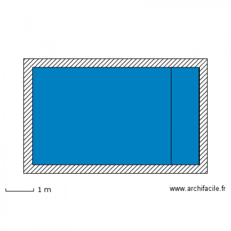 piscine. Plan de 0 pièce et 0 m2