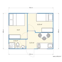 20m2 2HABITACIONES