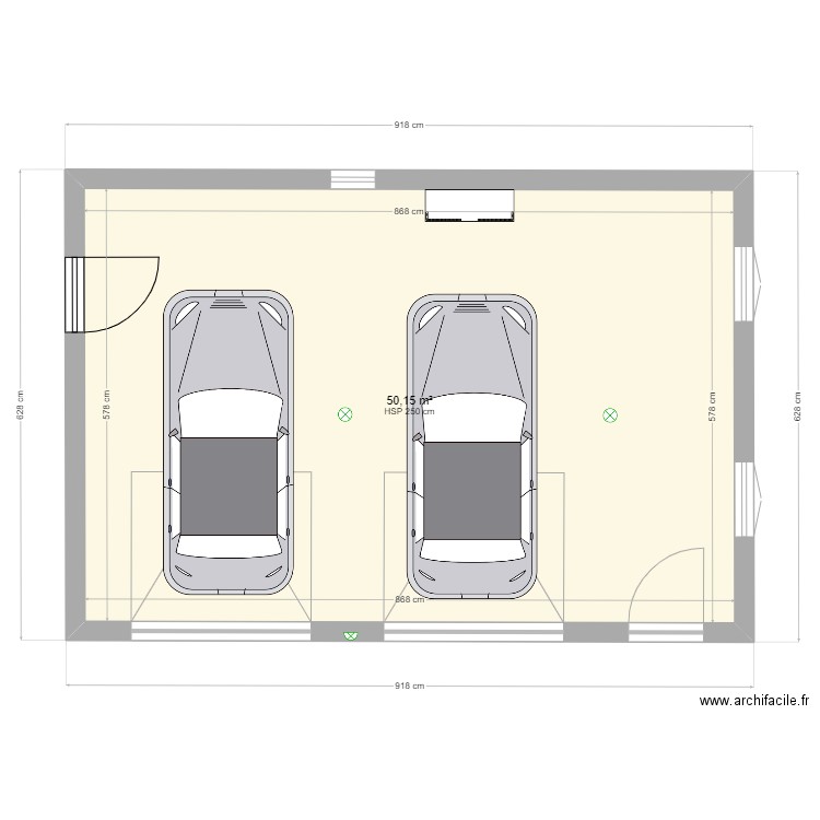 garage. Plan de 0 pièce et 0 m2