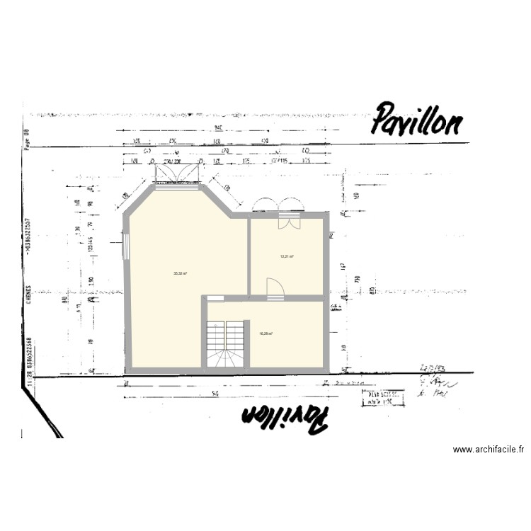 Maison principale. Plan de 0 pièce et 0 m2