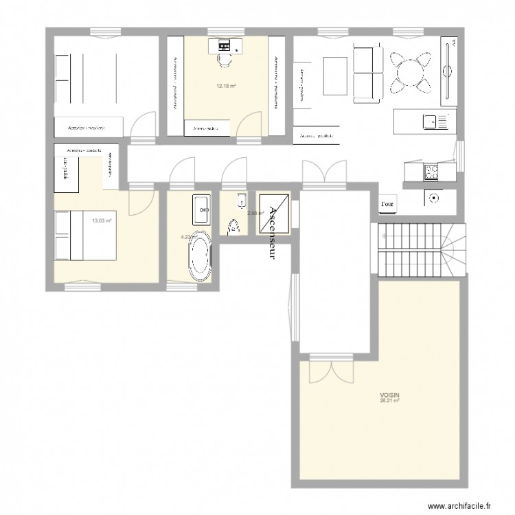 Mont Cenis. Plan de 0 pièce et 0 m2