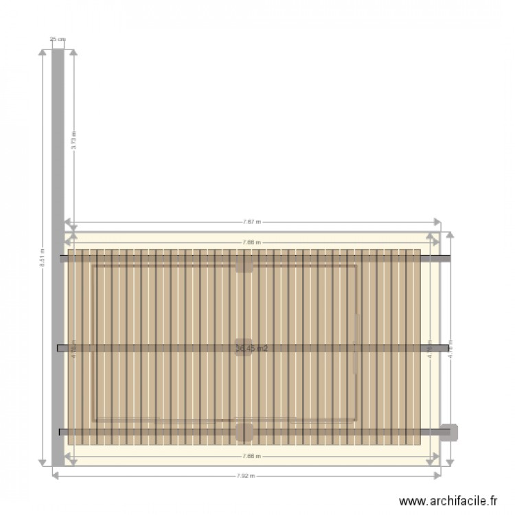 salon de coiffure. Plan de 0 pièce et 0 m2