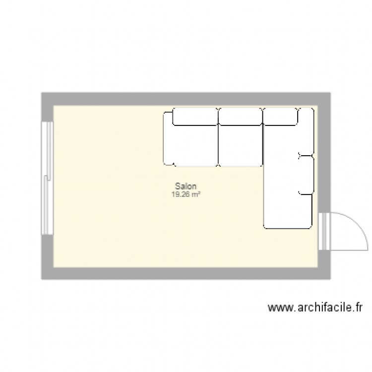 salon Mara. Plan de 0 pièce et 0 m2