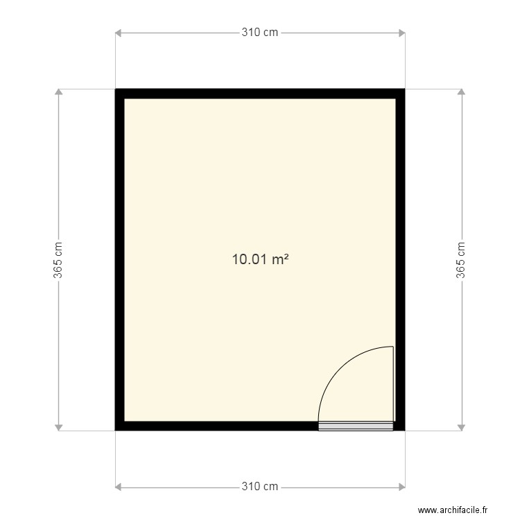 Chambre froide e343. Plan de 0 pièce et 0 m2