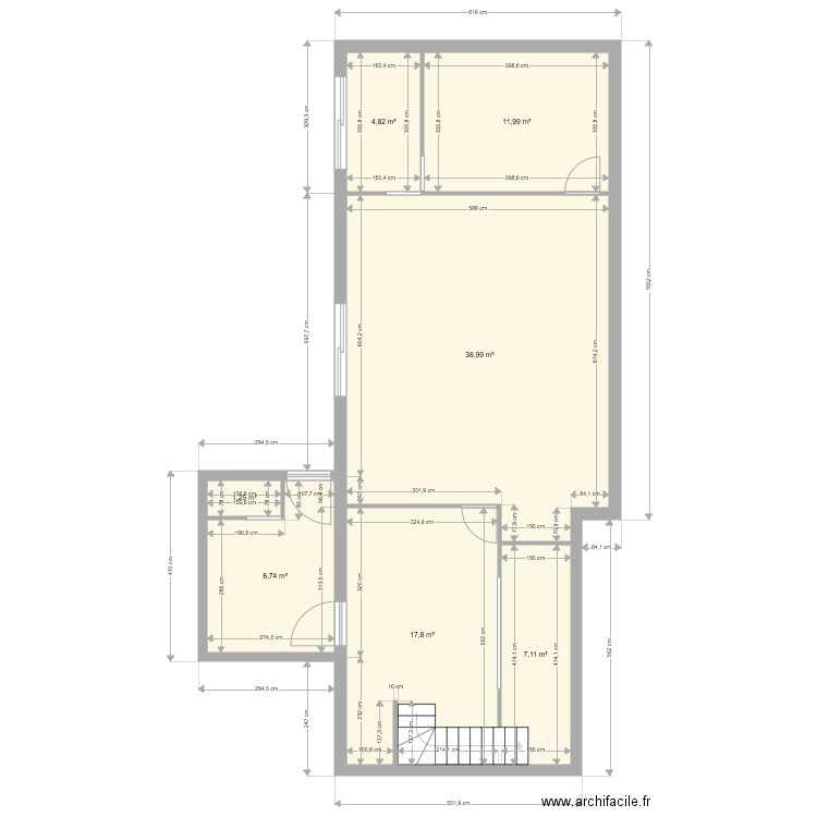 karim sous sol. Plan de 0 pièce et 0 m2