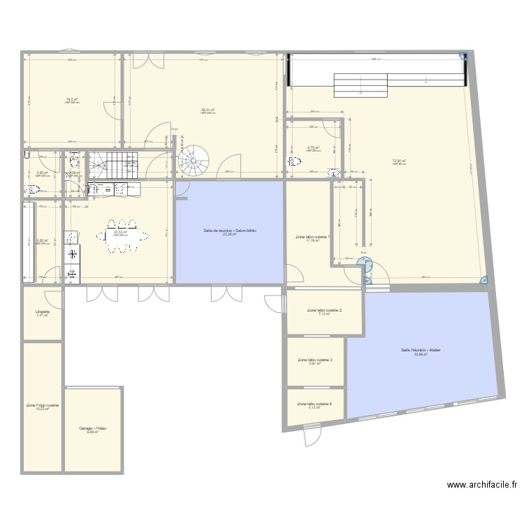 GOULE BENEZE RDC new agenecement. Plan de 0 pièce et 0 m2