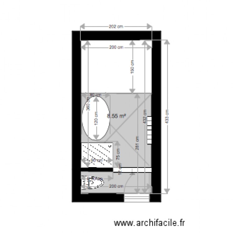 Plan Sauna. Plan de 0 pièce et 0 m2