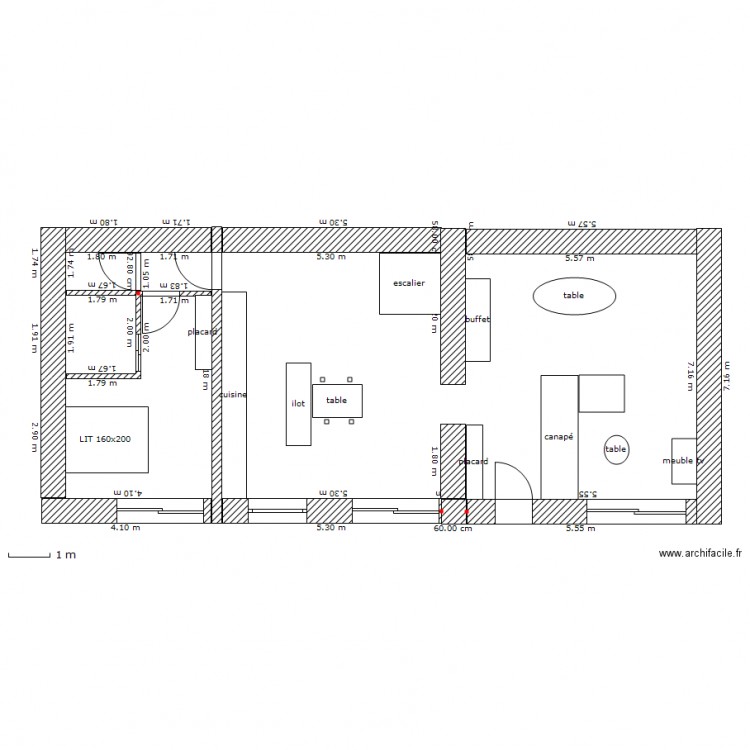 maison. Plan de 0 pièce et 0 m2