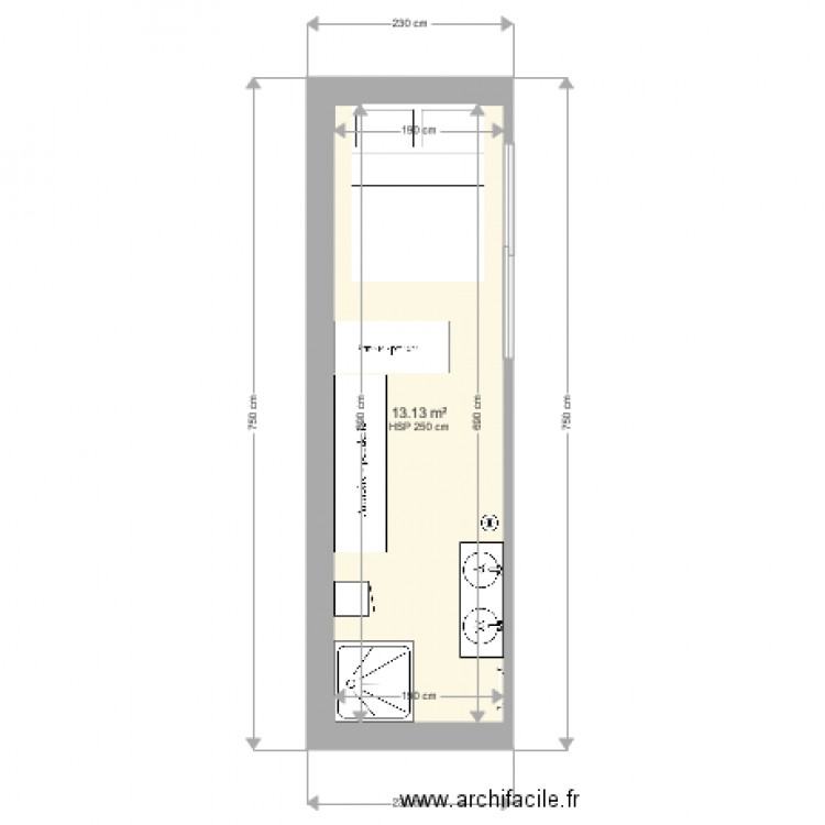 chambre. Plan de 0 pièce et 0 m2