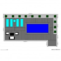 piscine 2x5 et terrasse composite