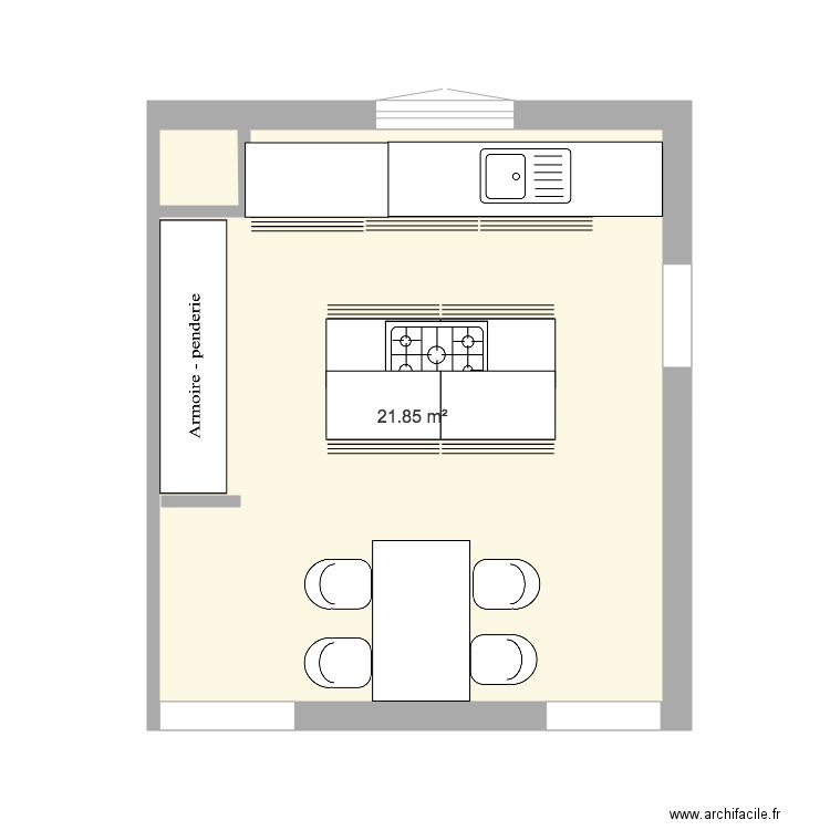 CUISINE. Plan de 0 pièce et 0 m2