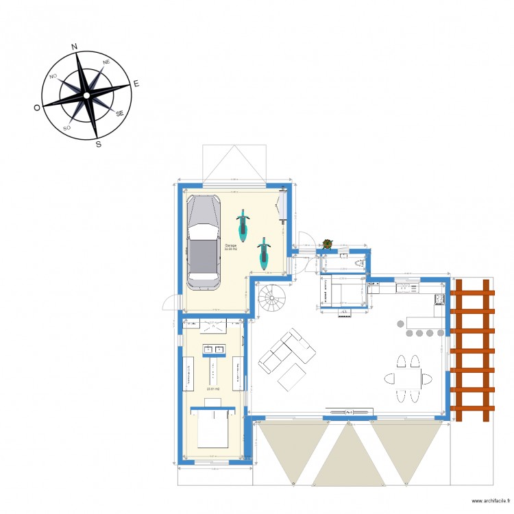 plan maison. Plan de 0 pièce et 0 m2