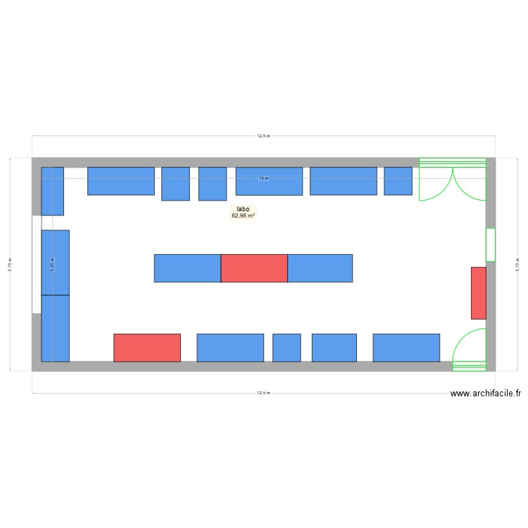 labo v8 final 2. Plan de 1 pièce et 63 m2