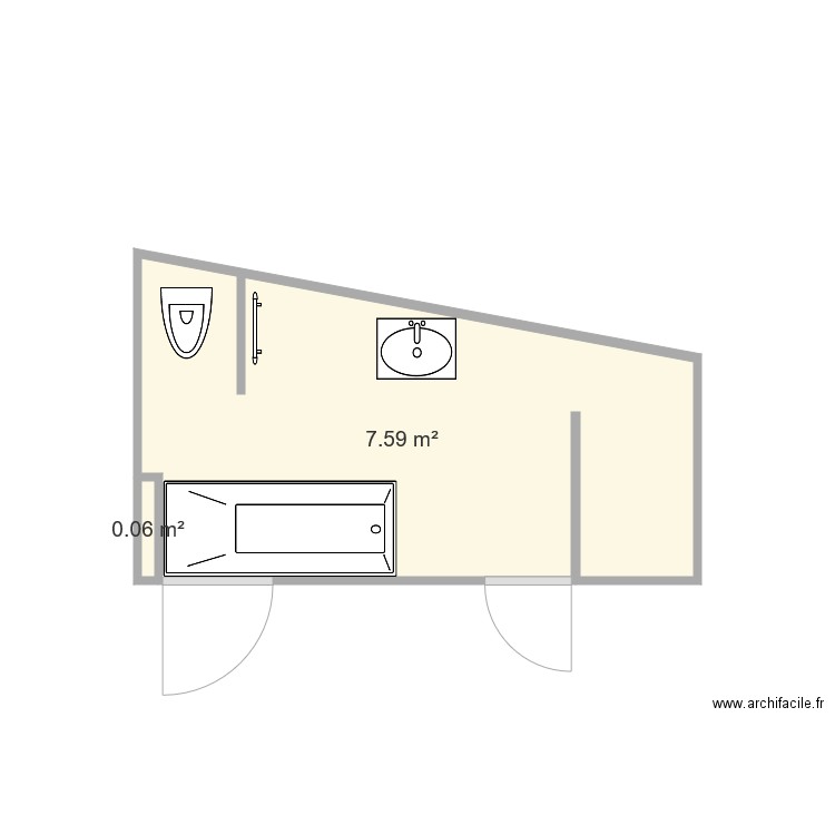 sdb - Plan dessiné par papou28