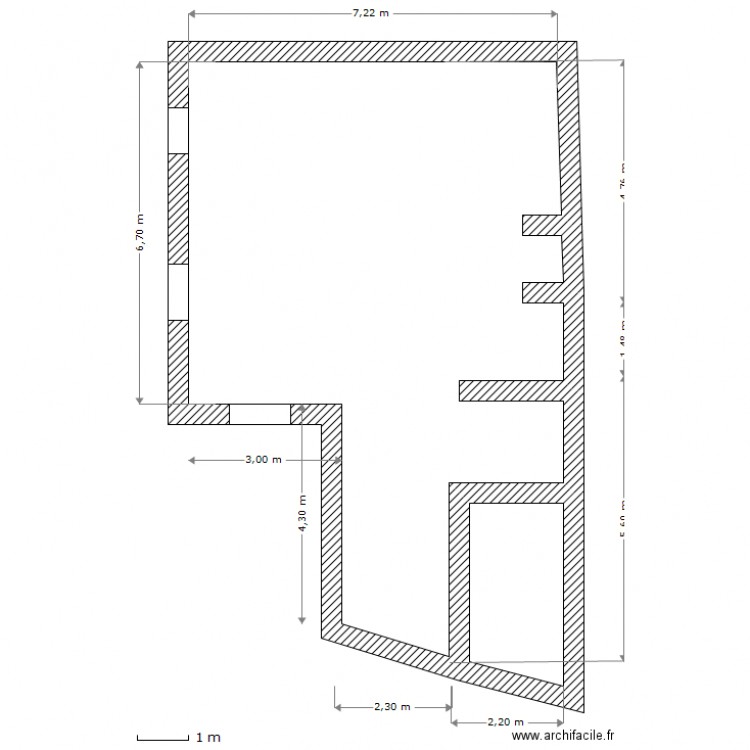 COUR CASTELNAU. Plan de 0 pièce et 0 m2