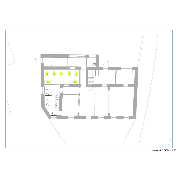 permis. Plan de 0 pièce et 0 m2