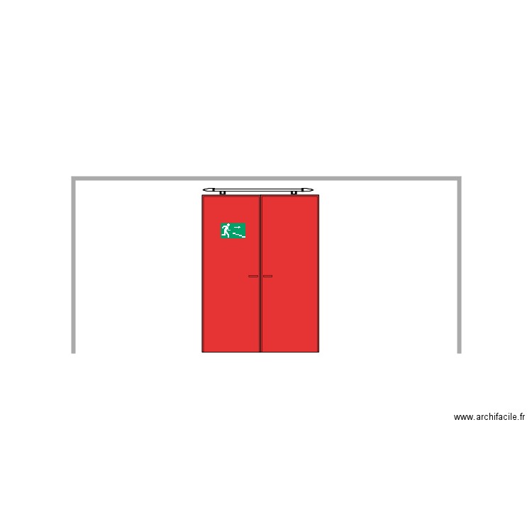 Portes CF Ommegang. Plan de 0 pièce et 0 m2