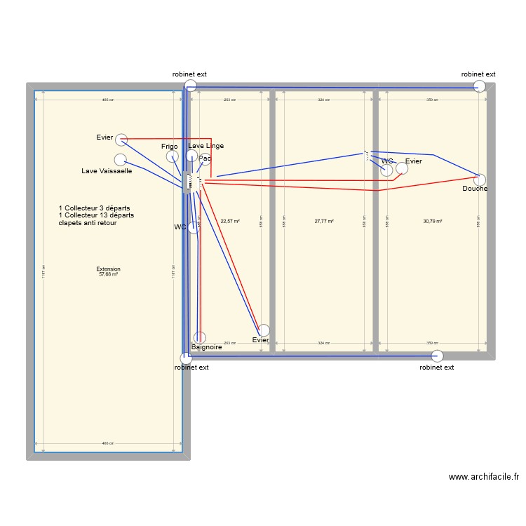 Sauzelle Plomberie. Plan de 0 pièce et 0 m2