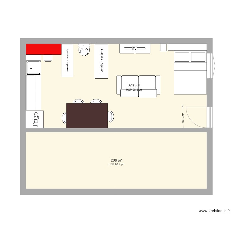 ngarage avec les mille et un probleme de Alainnnn. Plan de 0 pièce et 0 m2