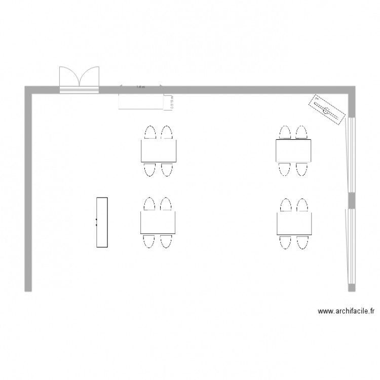 Salle a manger . Plan de 0 pièce et 0 m2