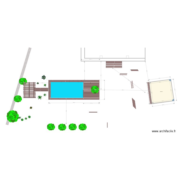 piscine V7. Plan de 0 pièce et 0 m2