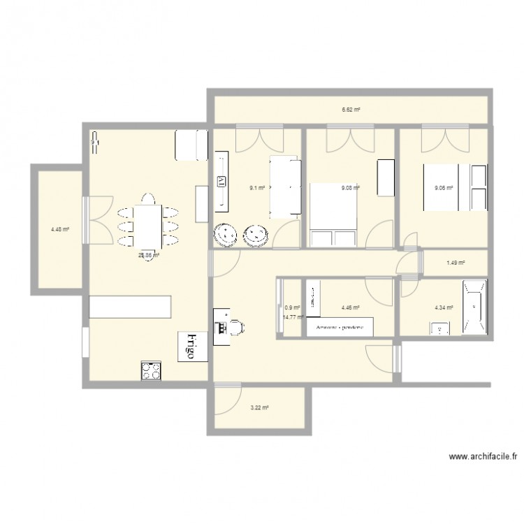 yerres défintif. Plan de 0 pièce et 0 m2