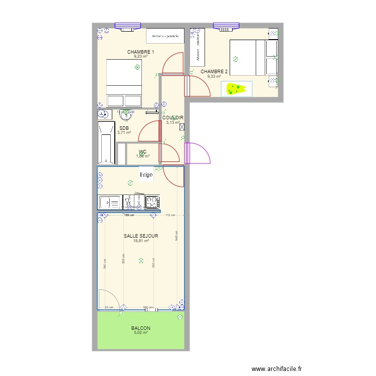 appart superbesse avec elec. Plan de 0 pièce et 0 m2